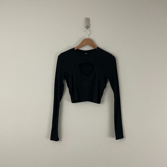 Lululemon Better Best Long Sleeve Top in Black Size 4 - Picture 1 of 5